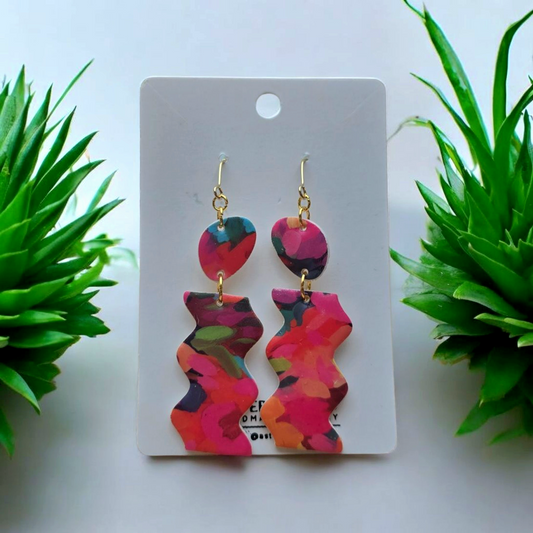 Color Jam Abstract Dangles