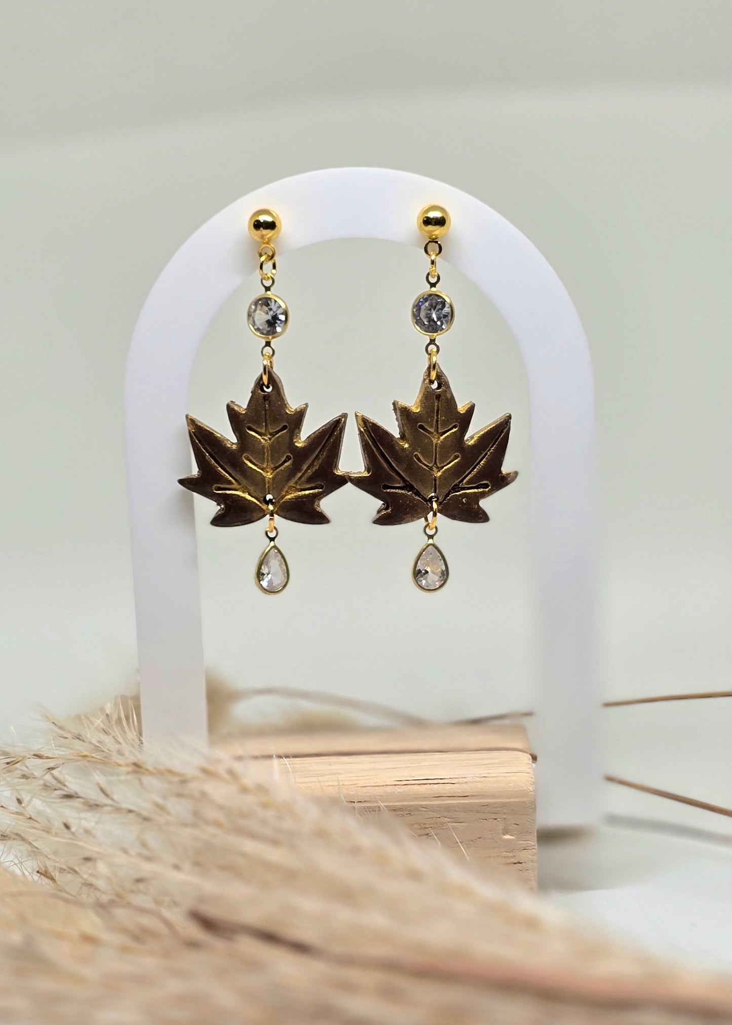 Antiqued Fall Leaves