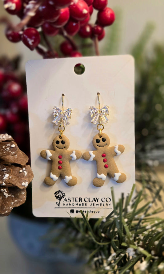 Gingerbread Man Cookie Dangles